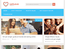 Tablet Screenshot of lollove.com
